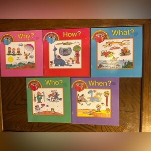 Vintage non fiction kids books | Set of 5 Question Booos | 1985